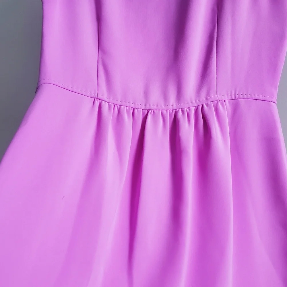 NWT J.Crew Sleeveless Lavender Lilac Purple Dress - women's Size 4 - Picture 6 of 9